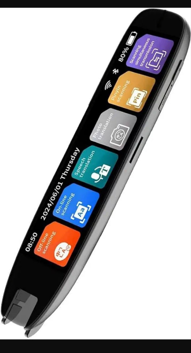 Breeshy S65Pro Smart voice translator, 142 languages, Wi-Fi, scanner, translator, ballpoint pen, scanner, business travel abroad