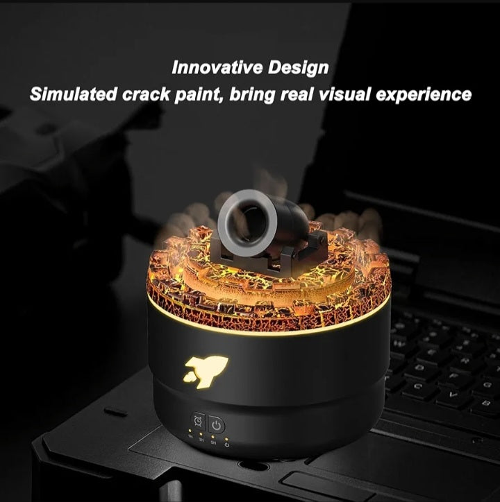 ZJchao Essential Oil Diffuser with Cool Mist Humidifier, USB Fragrance Diffuser for Aromatherapy, Color LED Light, Compact Design for Home Room, Black