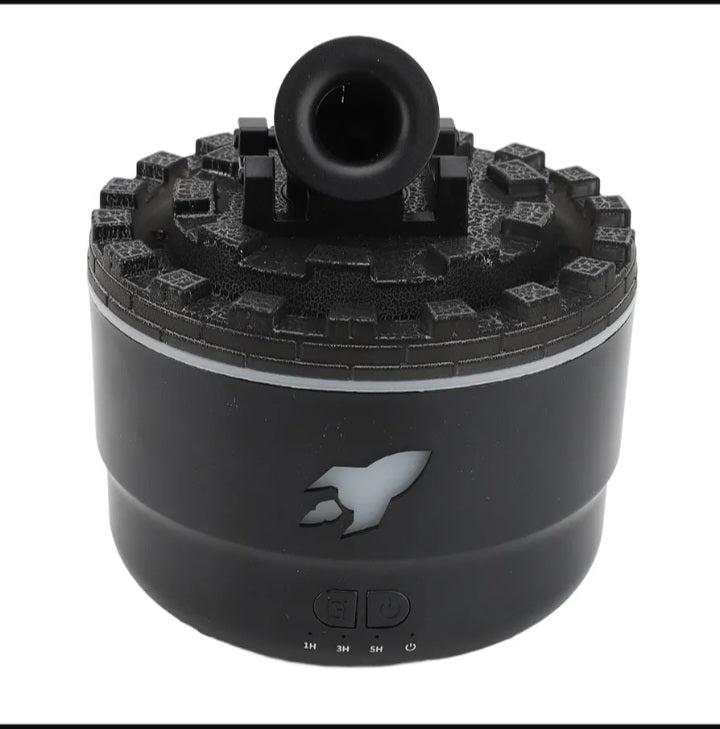 ZJchao Essential Oil Diffuser with Cool Mist Humidifier, USB Fragrance Diffuser for Aromatherapy, Color LED Light, Compact Design for Home Room, Black