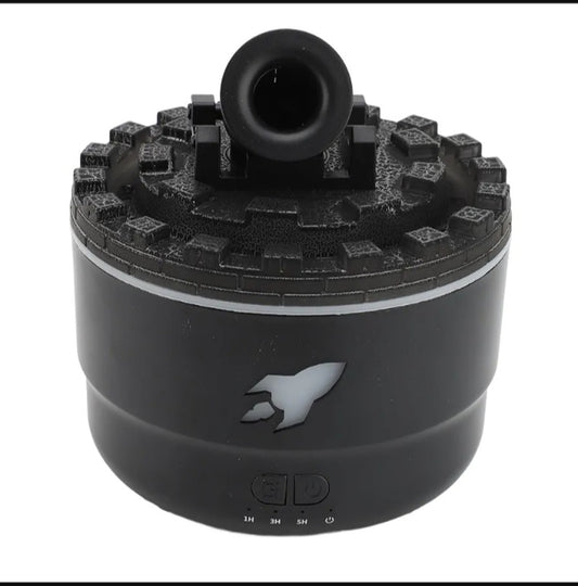 ZJchao Essential Oil Diffuser with Cool Mist Humidifier, USB Fragrance Diffuser for Aromatherapy, Color LED Light, Compact Design for Home Room, Black