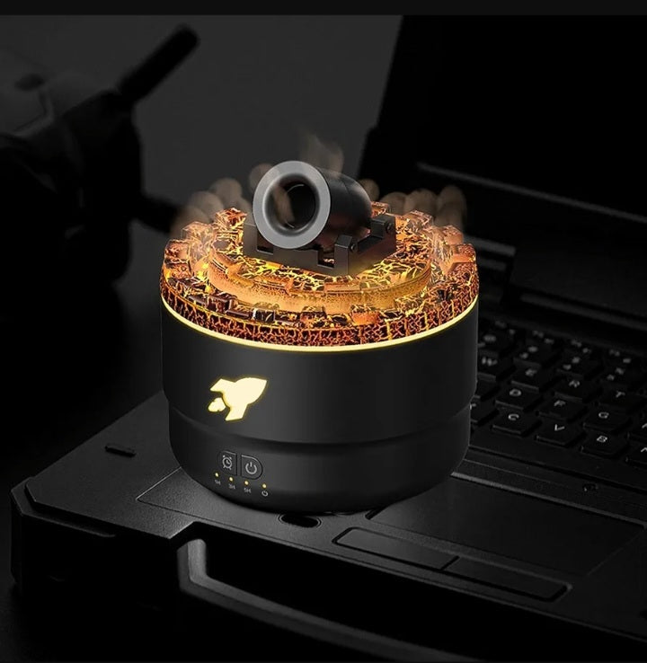 ZJchao Essential Oil Diffuser with Cool Mist Humidifier, USB Fragrance Diffuser for Aromatherapy, Color LED Light, Compact Design for Home Room, Black